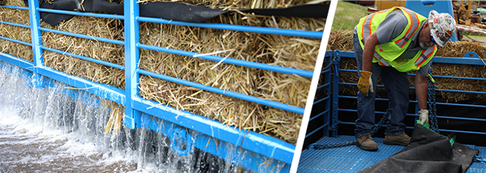 ROWD sled efficient dewatering